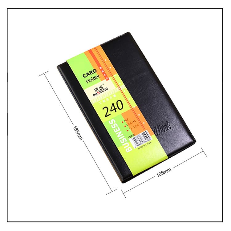 [Amazon supply] Direct factory 240-card hardcover business card album H240B office style card holder, Ousheng brand