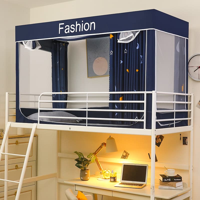 Student Mosquito Net with Shading and Dustproof, Upper and Lower 0.9 Meters, for College Dormitory Wholesale