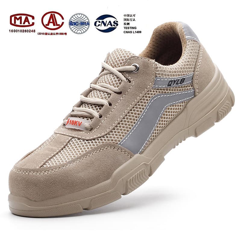 Men's Autumn Winter Safety Shoes Anti Crush And Piercing Solid Soft Bottom Insulated Work Shoes Anti Slip 10KV Electrical Insulation Shoes