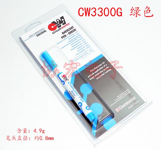 American ITW CW3300G protective coating pen/overcoat pen/green oil pen, CW3300B/CW3300C black coating