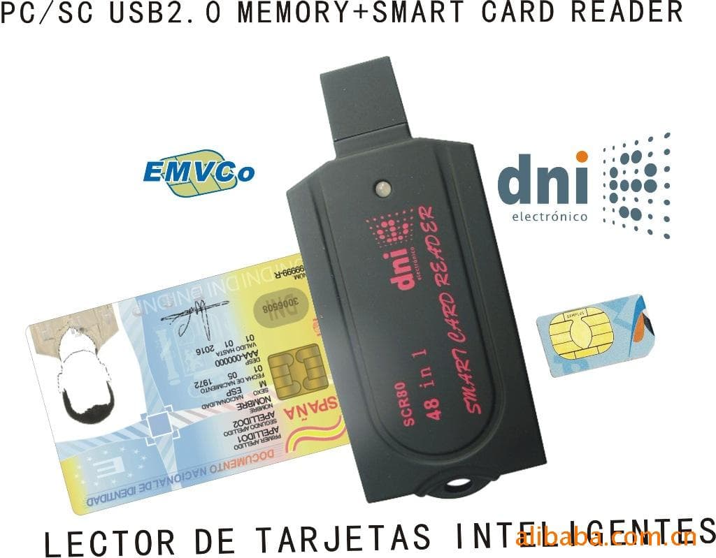Contact Smart Card Reader (SCR80) with ISO7816 Compliance