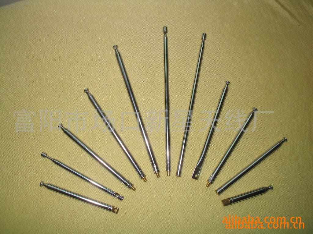 Manufacturer supplies telescopic antennas for radio gain enhancement, available for wholesale processing.