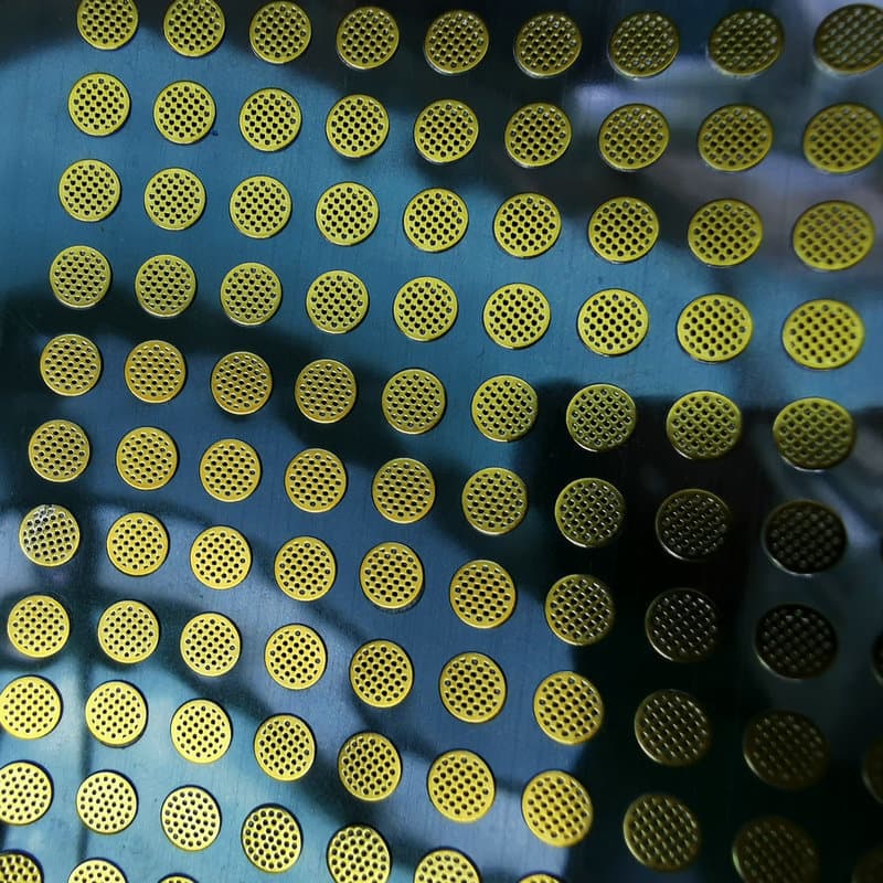 Custom earphone metal ear shell adhesive steel mesh, colored adhesive nickel mesh decorative mesh processing manufacturer