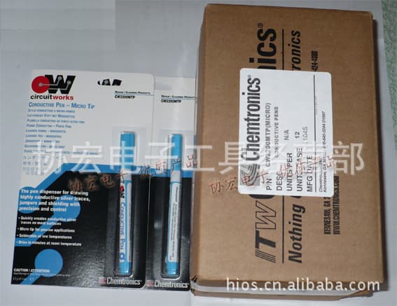 Genuine American-made CHEMTRONICS ITW CW3300G protective coating pen/coating pen 3300C green oil pen
