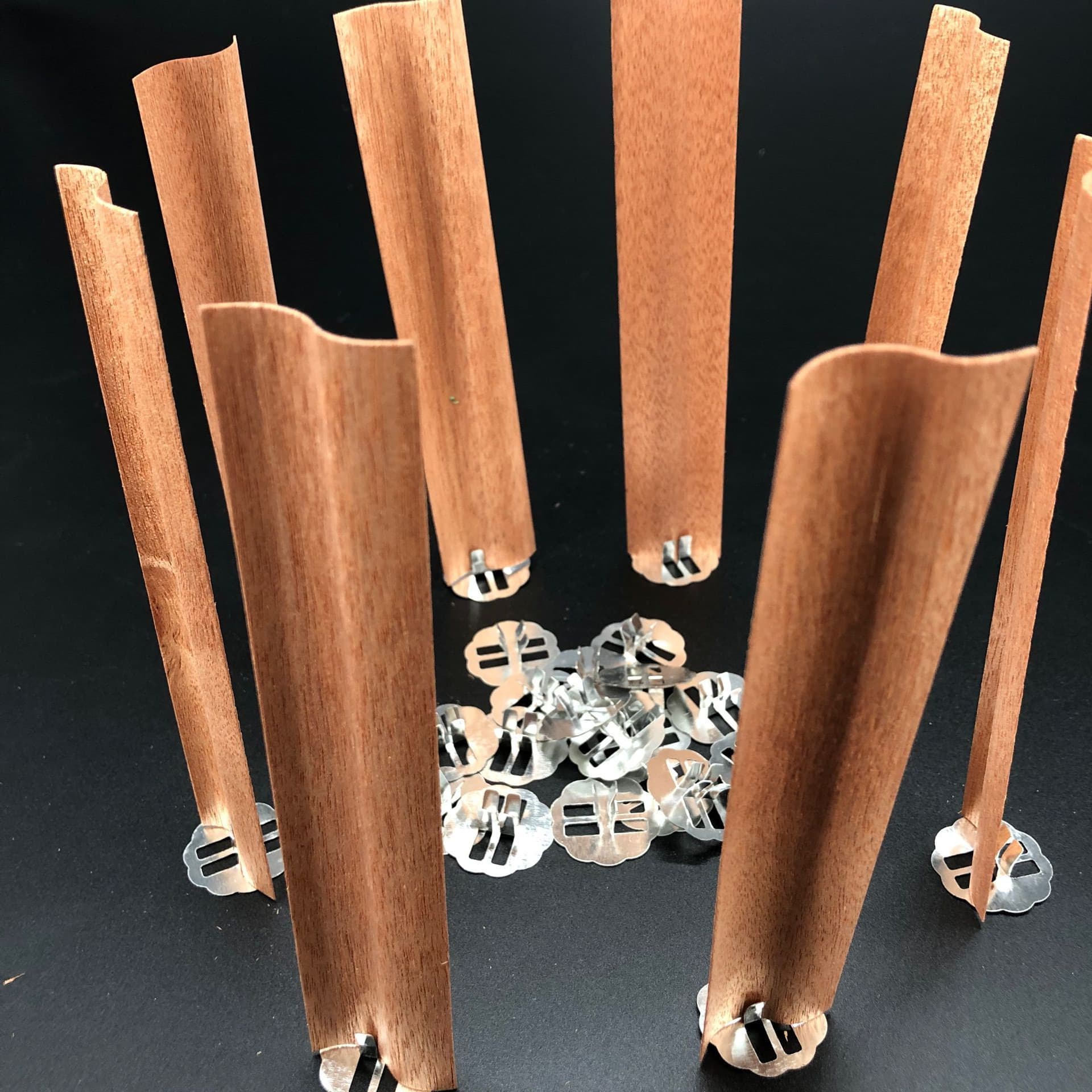 S-Shaped Soy Candle Wick Wooden Wick Wood Candle Wick Candle Wood Core Wooden Candle Chip