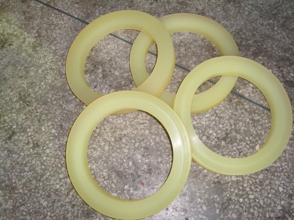 Production of Polyurethane Stripping Ring Slitting Ring Dimensionally Stable PU Ring Good Resilience PU Material