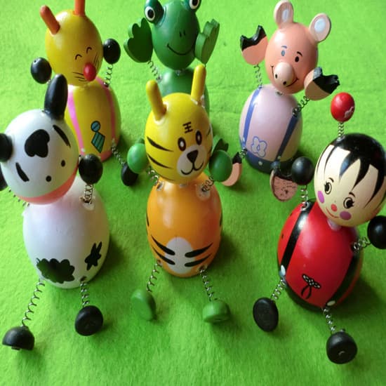 Wooden Cartoon Pencil Sharpener Cute Animal Pencil Sharpener Creative Stationery Gift for Students Wholesale