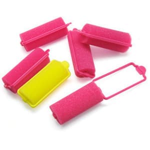 In-Stock Multiple Sizes with Frame Sponge Curling Rod, Damage-Free Sponge Curler, Inward Curl Pear Blossom Head Sponge Roller