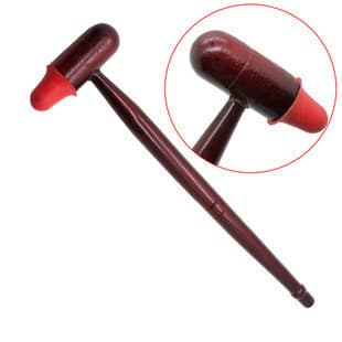 Wooden Massage Hammer Health Care Massage Mallet Stick Tapping Hammer Back Massage Hammer Fitness Hammer Rubber Hammer Rosewood Hammer