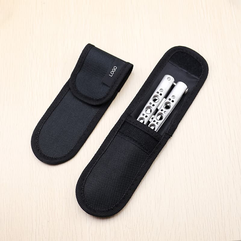 In-stock supply of nylon large knife sheath, specialized storage case for butterfly practice knives, manufacturer direct shipping, supports custom samples