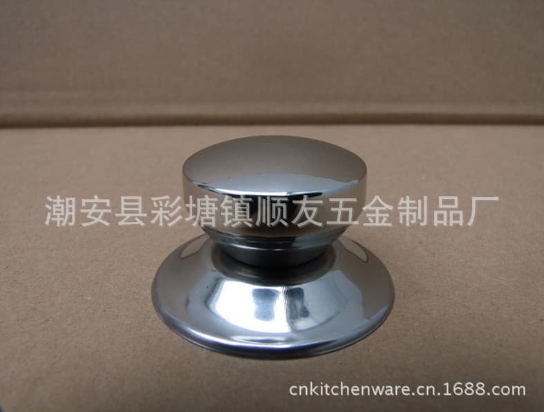 Stainless Steel Cookware Accessories, Pot Lid Parts, Large and Small Sizes, Non-Magnetic Stainless Steel Exquisite Bead Top Bead
