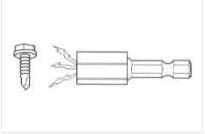 Strong Magnetic Socket 1/4*48mm, 1/4*65mm