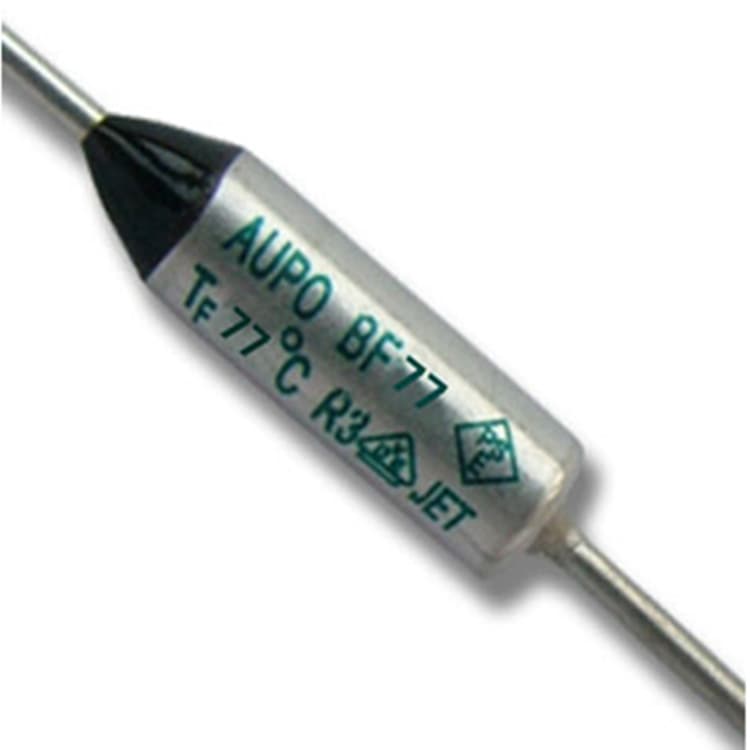 AUPO BF77 10A 250V 77°C Thermal Fuse, Thermal Cutoff