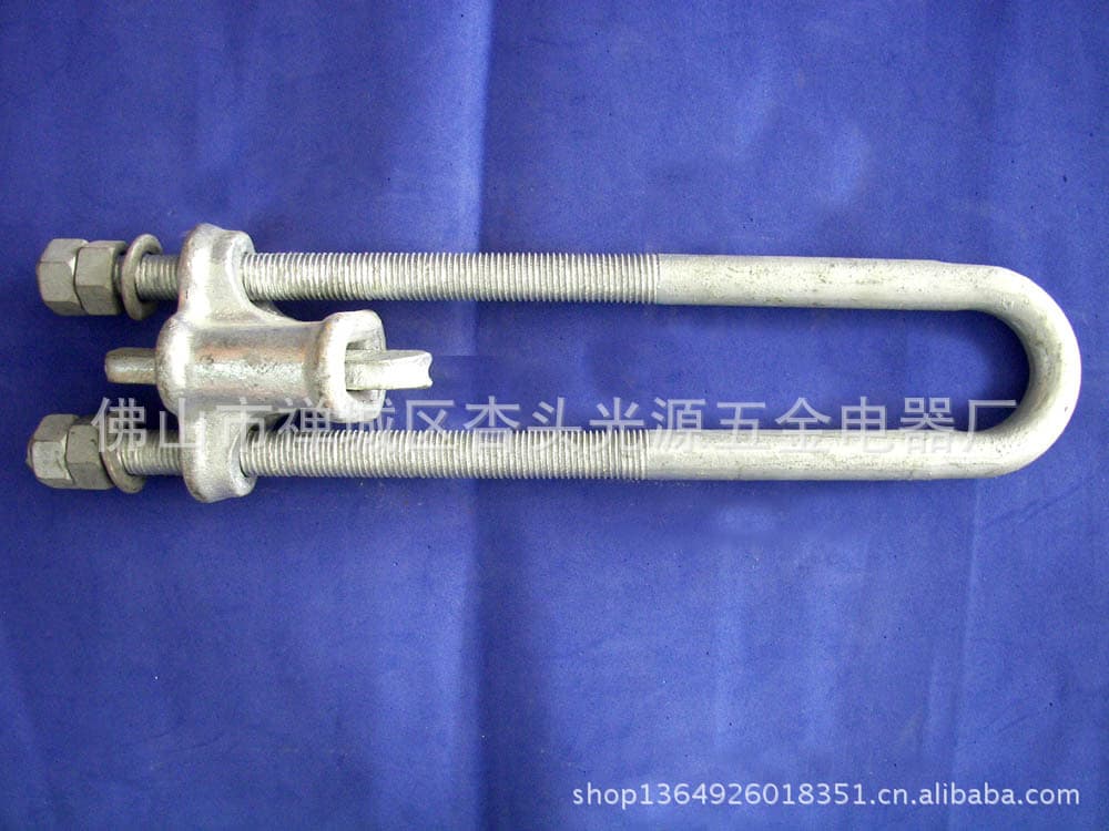 Power Engineering Transmission Line Overhead Special Power Fitting, Hot-Dip Galvanized UT-1 Clamp