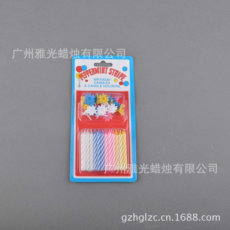 Factory Direct Birthday Candles, Plum Blossom Base Birthday Candles, Small Threaded Birthday Candles, Mini Candles