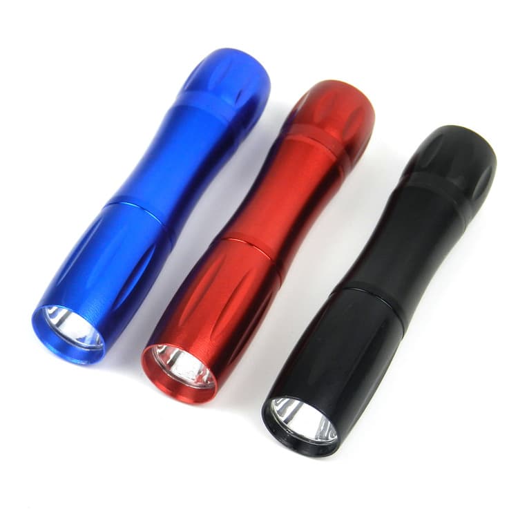 Mini Strong Light Small Flashlight Aluminum Alloy Waterproof LED Flashlight (1 AA Battery Company Gift Logo Customization)