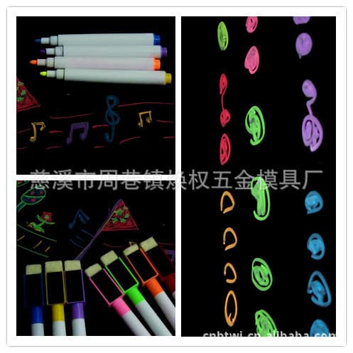 Factory professional supply advertising color pen LED light board pen blackboard pen glass marker wine glass pen