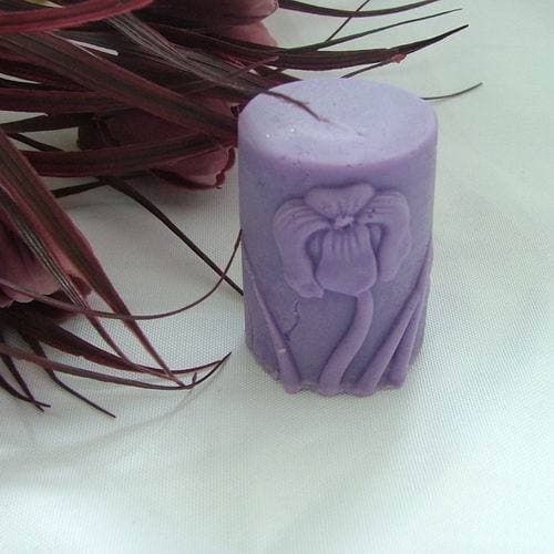 Nicole R0145 Cylindrical Plant Soap Mold Handmade Soap Mold Soap Soap Mold Essential Oil Soap Mold