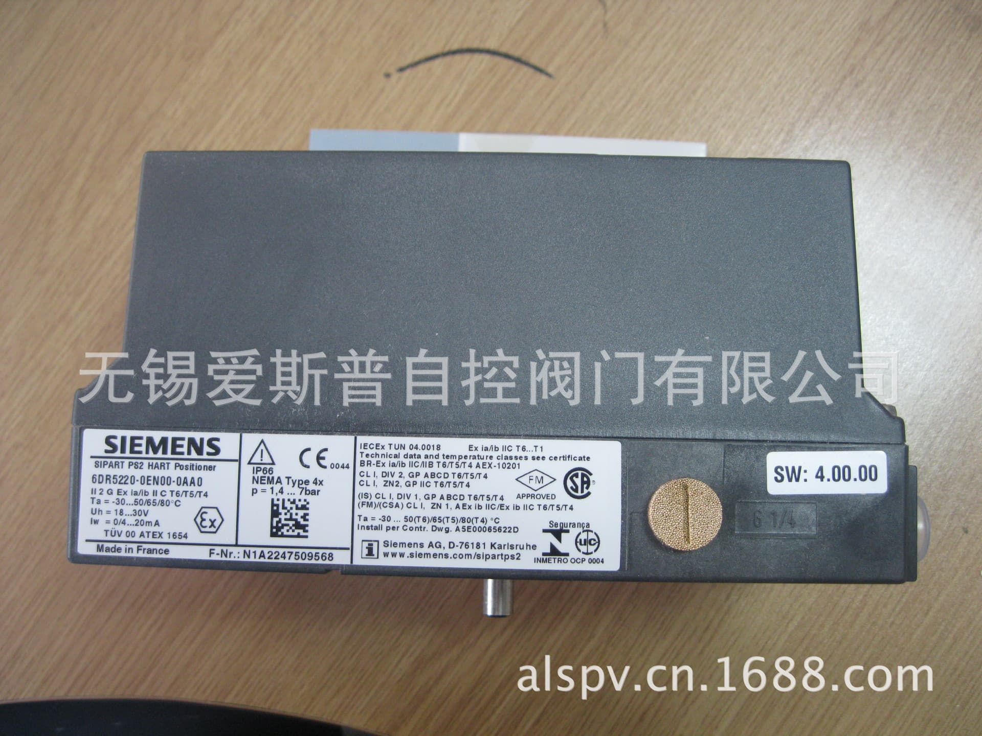 Siemens SIPART PS2 Series Smart Valve Positioner