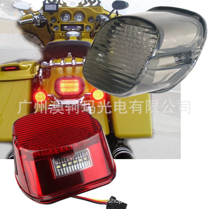 Motorcycle Modified Tail Light LED Brake Tail Light for Harley 99-17 XL FLH FX FXR Tail Light