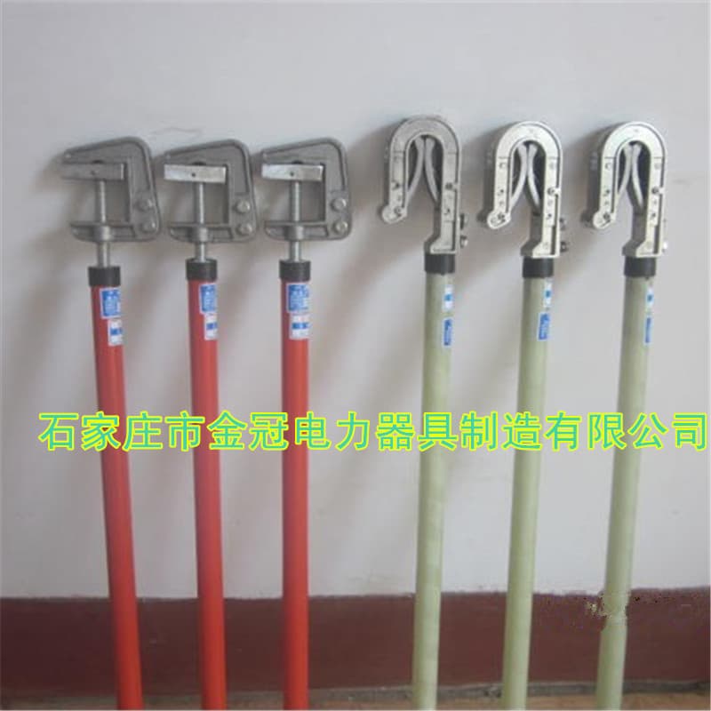 35kV portable short-circuit grounding wire, substation short-circuit grounding rod, high-voltage grounding wire.