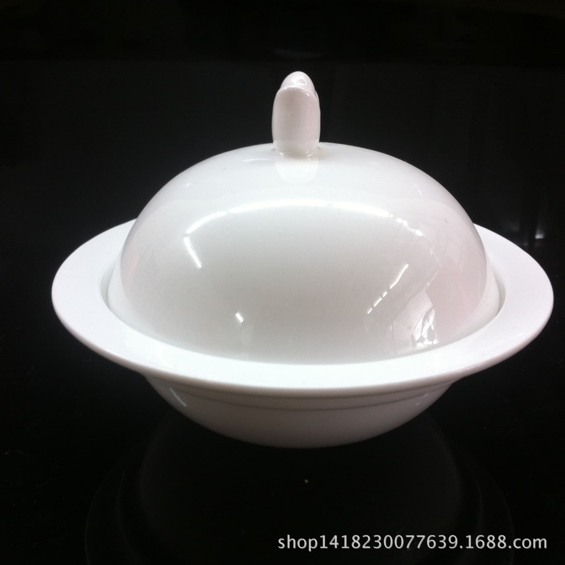 Magnolia Cup, Daily Hotel Ceramic Bird's Nest Steaming Pot, Tonic Steaming Pot, Hotel-specific Ceramic Steamer