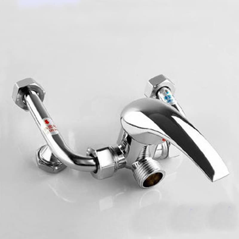 Storage electric water heater U-type mixing valve shower faucet hot and cold mixing faucet