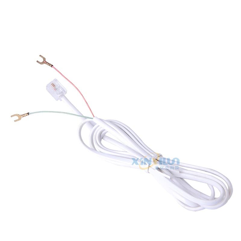 2-core telephone cable, straight telephone line RJ11 P+Y junction box, connector Y terminal 1.5 meters 6P2C finished cable