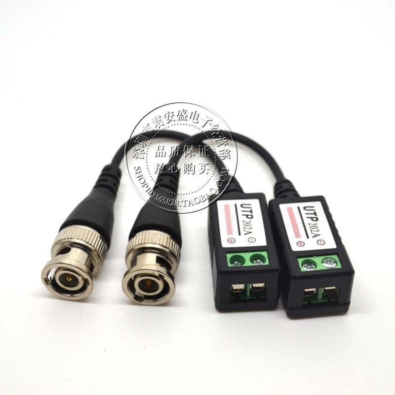 Supply High-Quality Surveillance Video Twisted Pair Transmitter Passive Twisted Pair UTP Video Balun