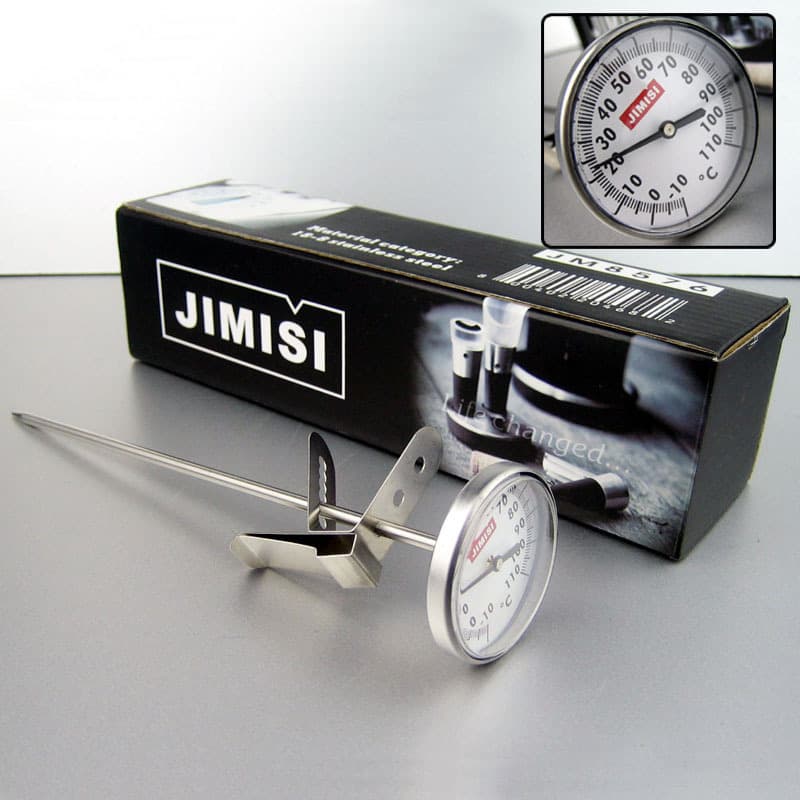 Kitchen Restaurant Food Preparation Stainless Steel 20cm Milk Tea Thermometer, Coffee Thermometer / Milk Frothing Thermometer