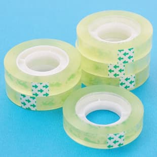 Sticky transparent stationery tape school supplies small tape width 12 cm thick 0.8cm student gifts and prizes