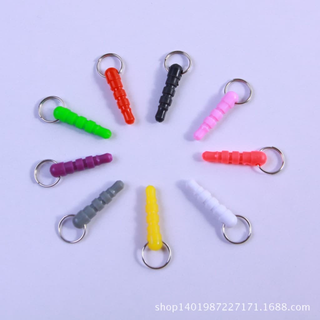 Dust plugs with double rings, universal 3.5mm earphone jack dust stoppers