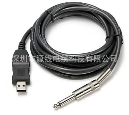 Wholesale USB Guitar Cable Electric Guitar Connection Cable Acoustic Guitar Recording Cable Recording Special