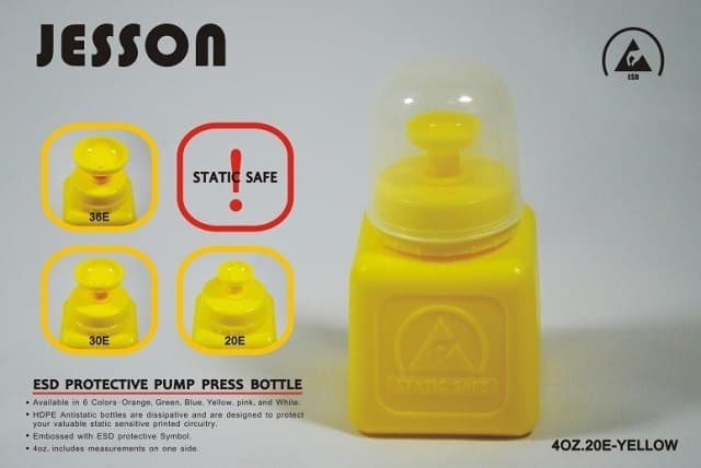 Manufacturer's New Product: 120ML Press-Type Anti-Static Alcohol Bottle with Creative Anti-Volatilization Design
