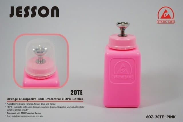 Professional Alcohol Bottle Manufacturer 180ML Anti-Static Alcohol Bottle, Thickened Anti-Static Bottle, All-Metal Pump