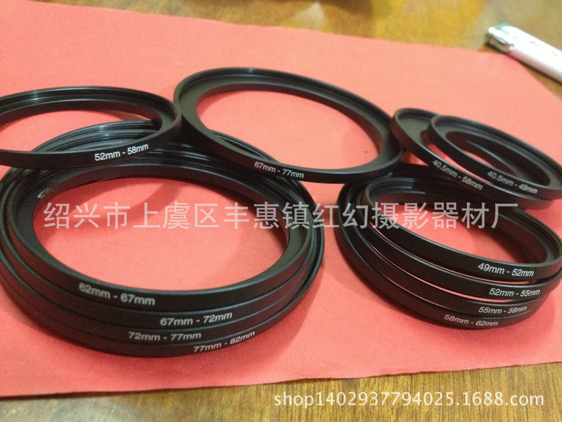 Wholesale High Quality Step-Up/Down Ring Filter Adapter Ring Male-Female Ring Small to Large Universal for Various Camera Brands