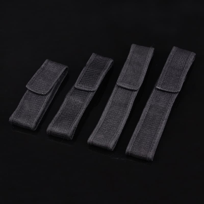High-Intensity Flashlight Fabric Case Outdoor Portable Case Black Nylon Case for Flashlight