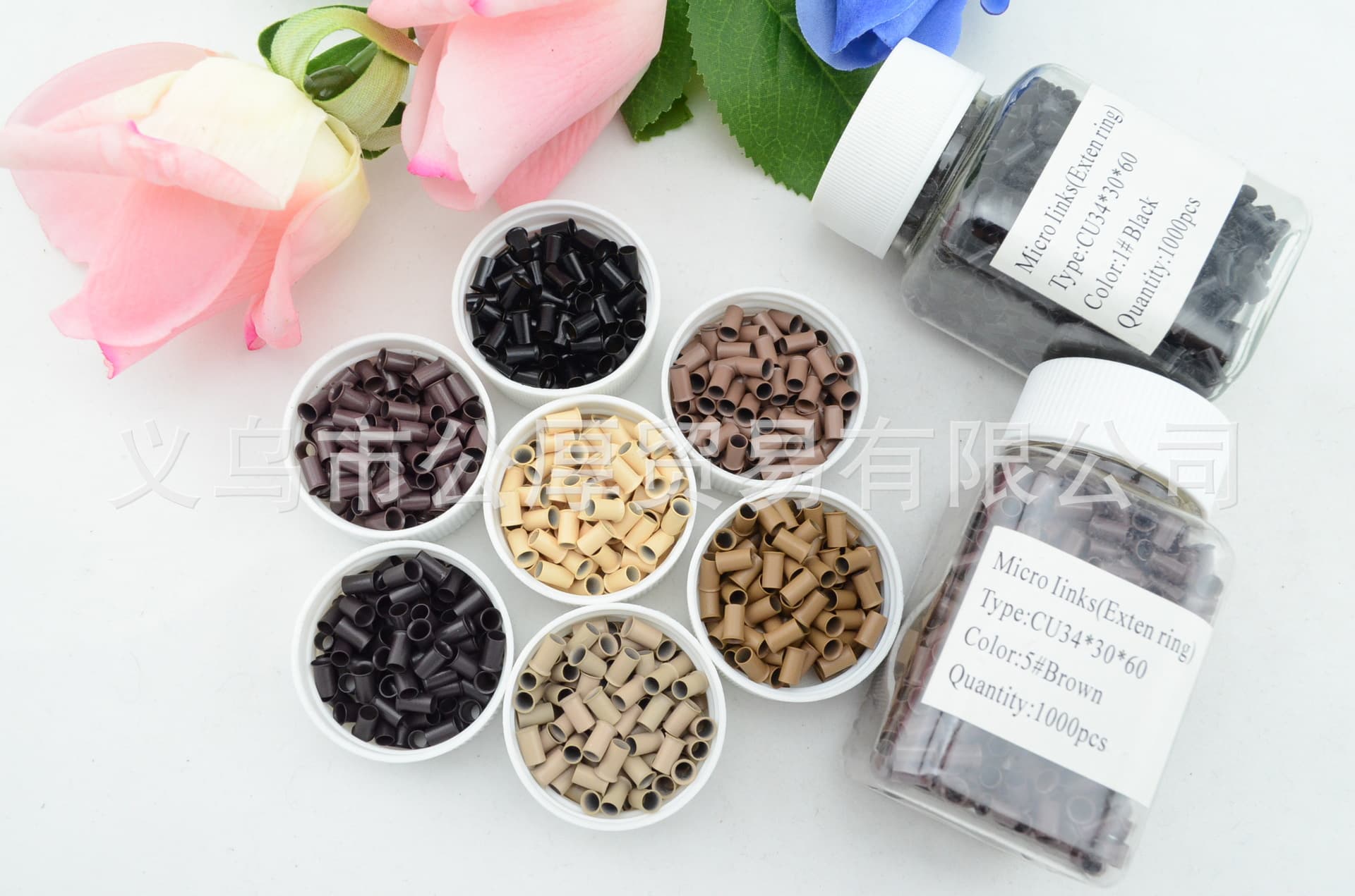 Wholesale Hair Extension Rings, Flared Copper Tube 343060, Hair Extension Tools, Hair Extension Clips