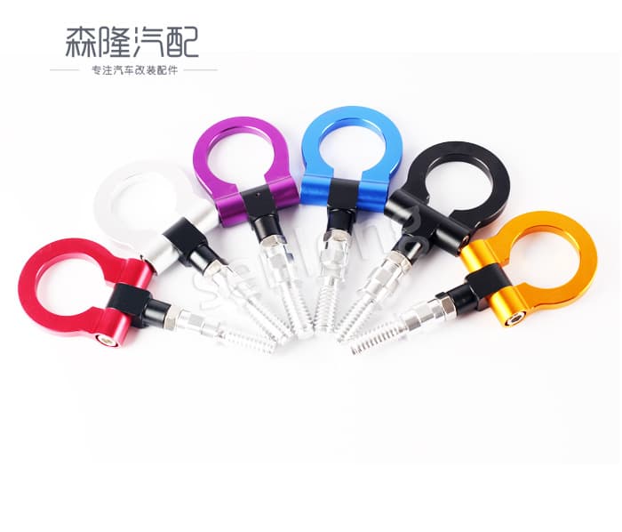 Manufacturers supply car modified front bar trailer hook, round trailer hook, rear bar trailer hook wholesale