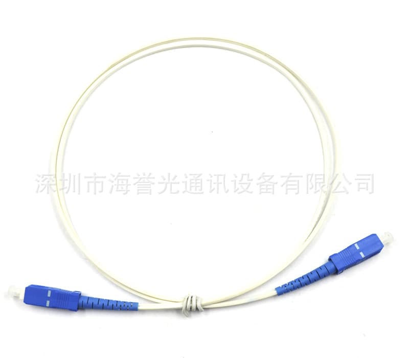 Factory Direct SC-SC Single-mode Single Core Tight-Buffered Fiber Patch Cable Tight-Buffered Patch Cord Telecom-grade 1m