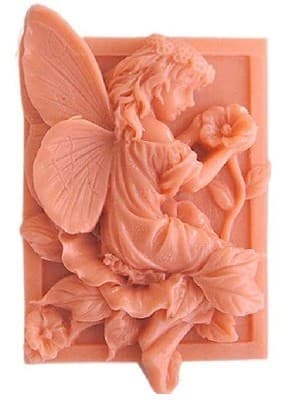 Soap Mold Silicone Mold Soap Making Mold Flower Fairy S122
