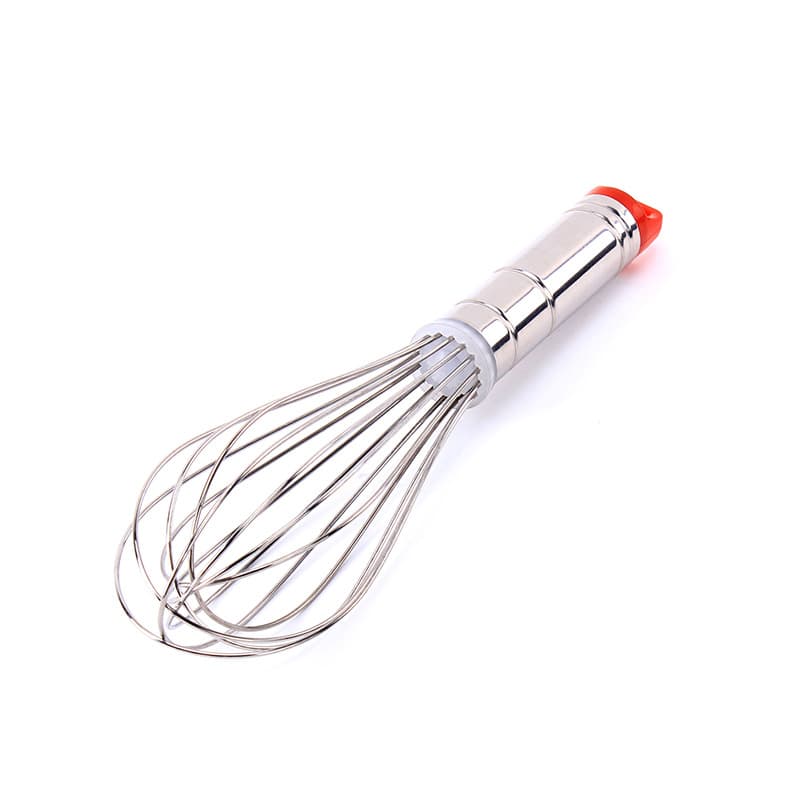 Baking Tool Manual Egg Beater Stainless Steel Whisk 8 Inch Dough Mixer Kitchen