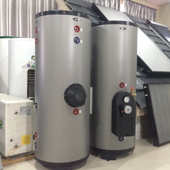 Manufacturer Direct Boiler, Air Energy, Solar, Geothermal Matching Pressure Water Tank, Insulated Heat Exchange Single/Double Coil