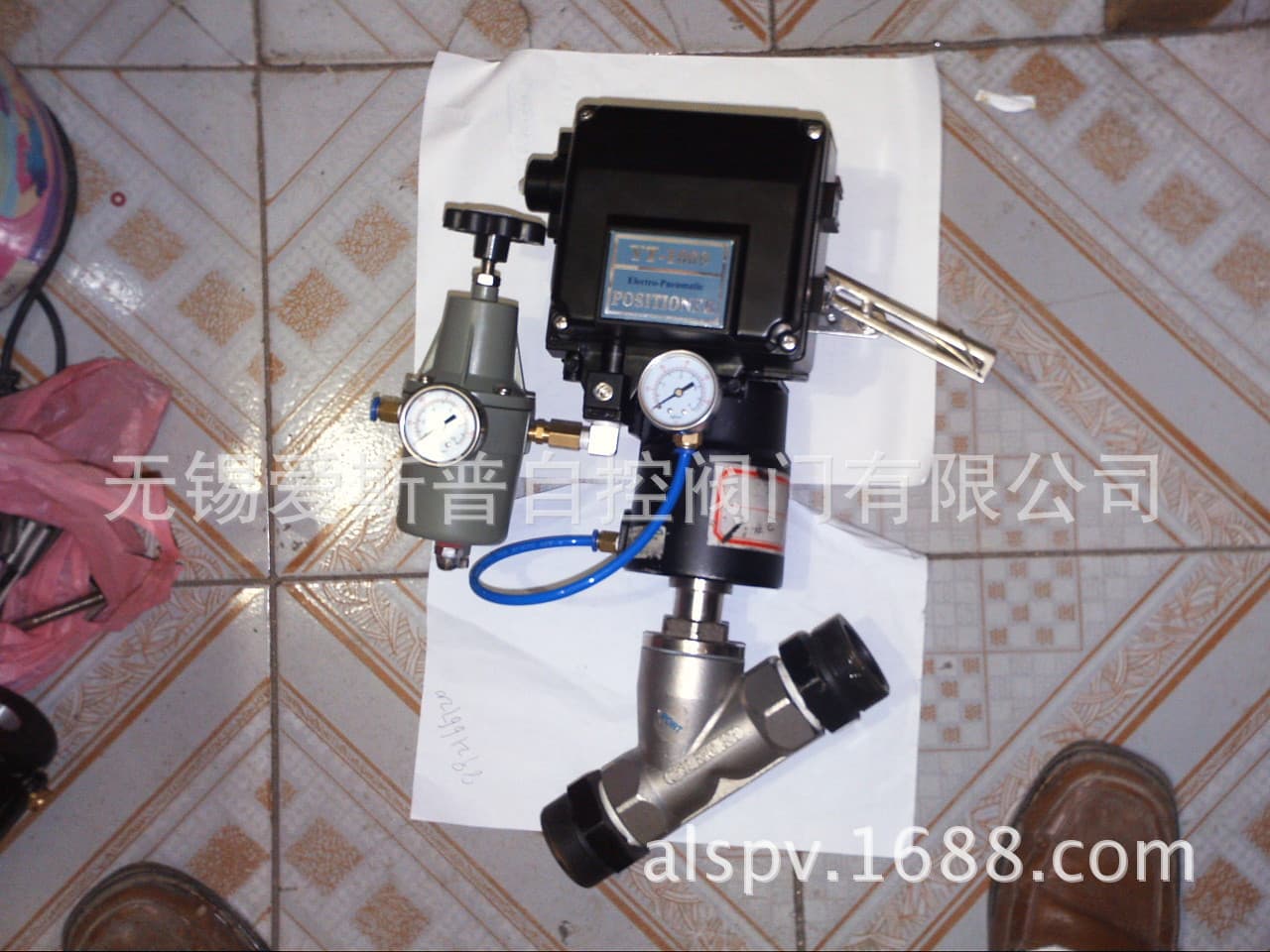 Supply of Pneumatic Angle Seat Valves with Added Valve Positioners for Flow Control Systems