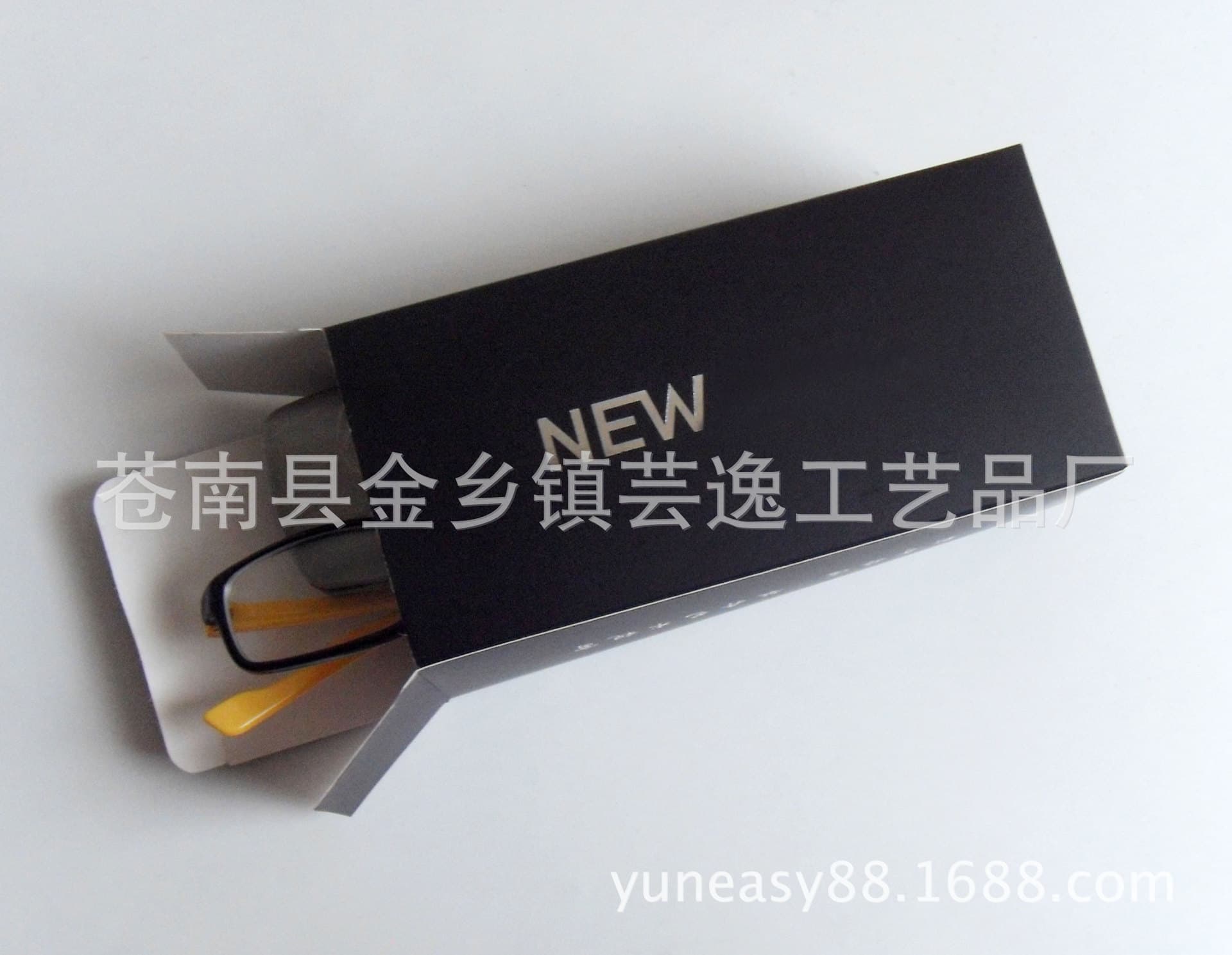 Glasses Black Box Color Box In-Stock Eyeglass Packaging Box Sunglasses Packaging Custom Wholesale Minimalist White Cardboard Box