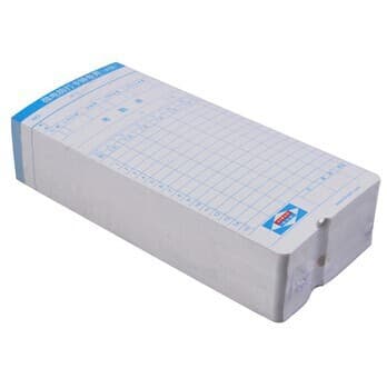 Aibao HS-100 punch card machine paper attendance cards [100 sheets/pack]