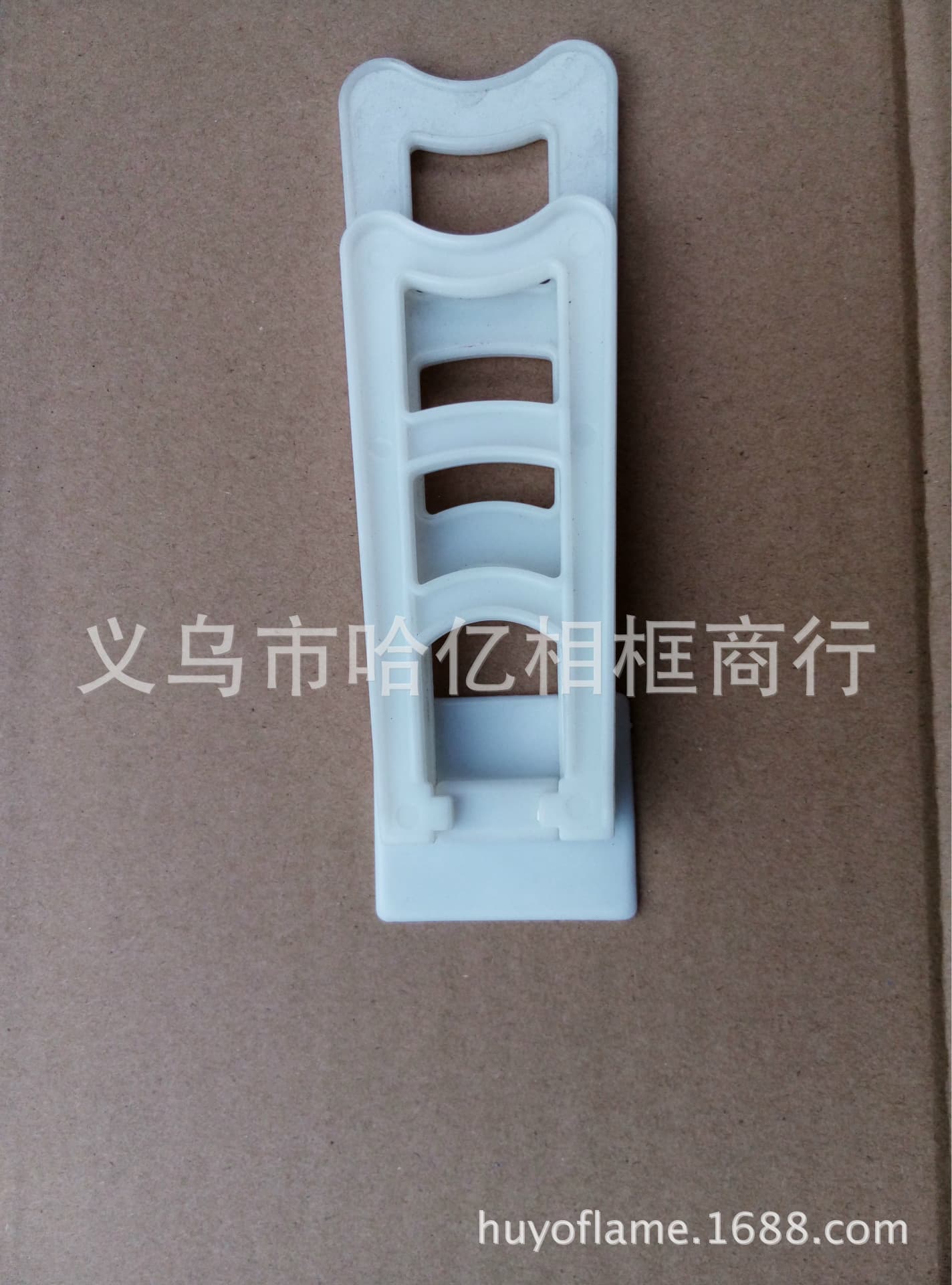 Frame Stands, Photo Studio Consumables, Crystal Print White Small Trapezoidal Stands, Steps for 5-8 Inch
