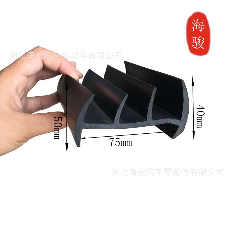 EPDM refrigerated truck insulation truck seal strip container side door grain depot warehouse cold storage van truck strip