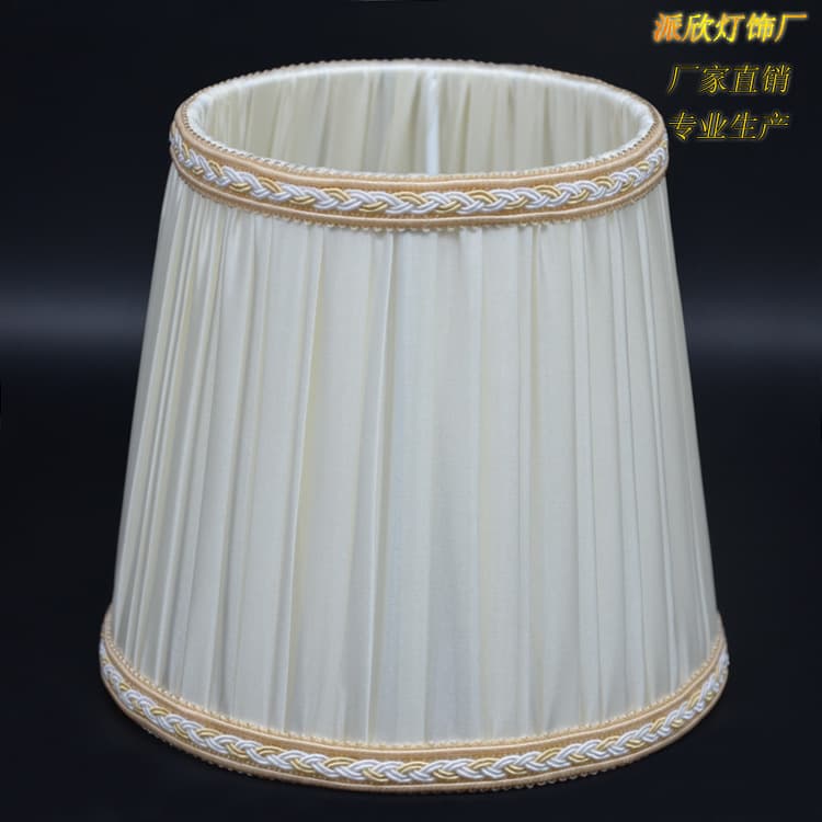 Factory Direct New Fabric Lampshade for Bedroom Study Floor Lamp Table Lamp Bedside Lamp Shell Cover Lighting Accessories
