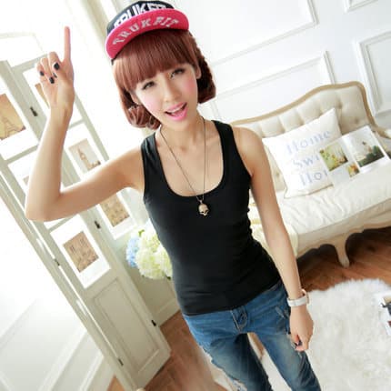 Women's Loose Casual Basic Camisole Vest Summer 2022 New Arrival Sleeveless Vest